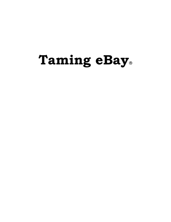 Product picture Unique eBay Secret Tricks 